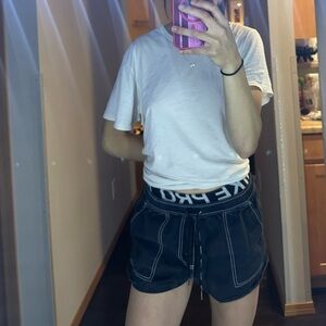 Dickies Black Elastic Waistband Shorts